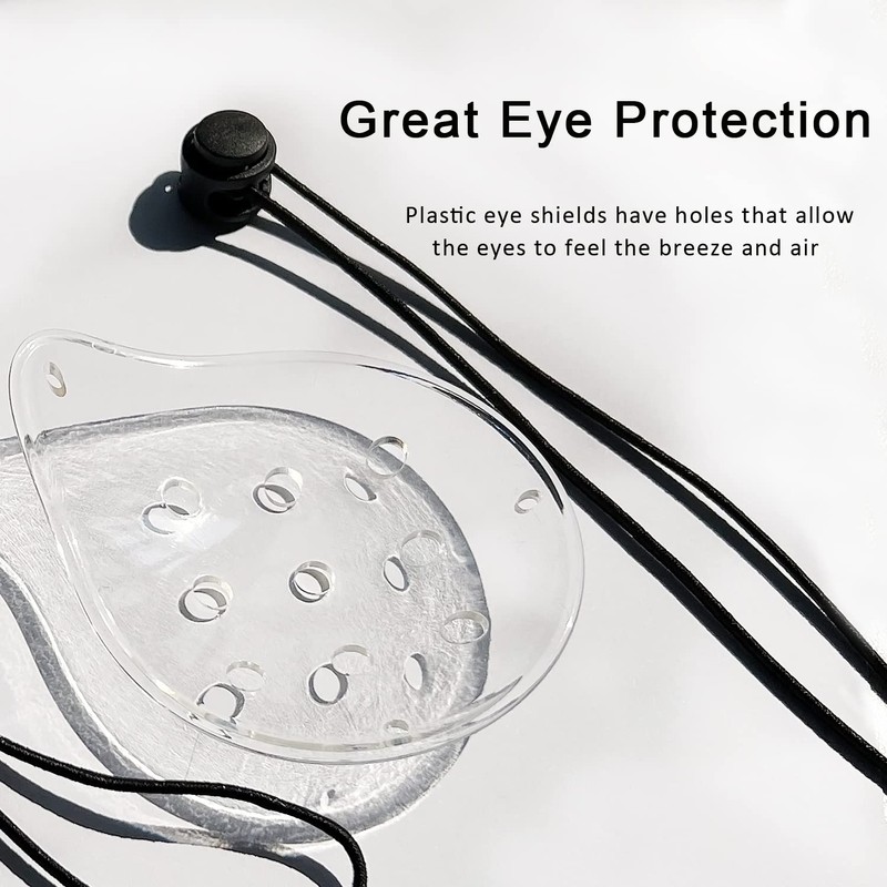 Vandorla Eye Shield, 2 Pcs Plastic Eye Shield Eye Patch