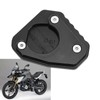 Motorcycle Kickstand Extender Pad Support Plate Aluminium Alloy Replacement for