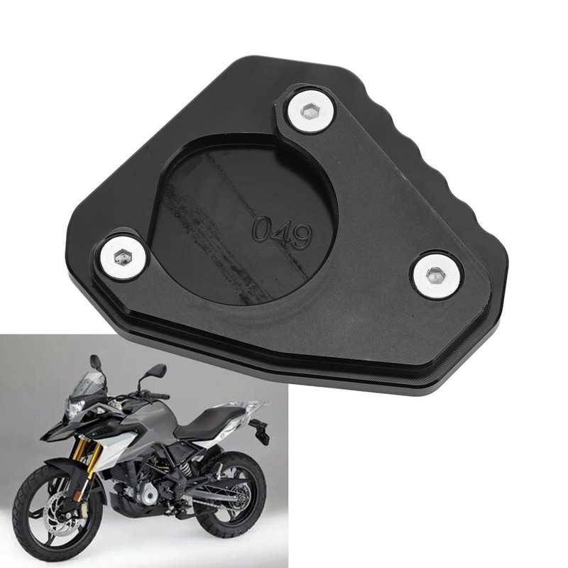 Motorcycle Kickstand Extender Pad Support Plate Aluminium Alloy Replacement for