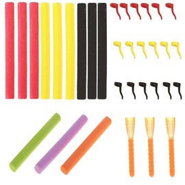 NganSuRong Fishing Zig Rig Foam Multi Kit Aligners Pop Up Carp Terminal Tackle Aligna Bait Line Chod Hooks Sticks Rigs Tool Pack of 33