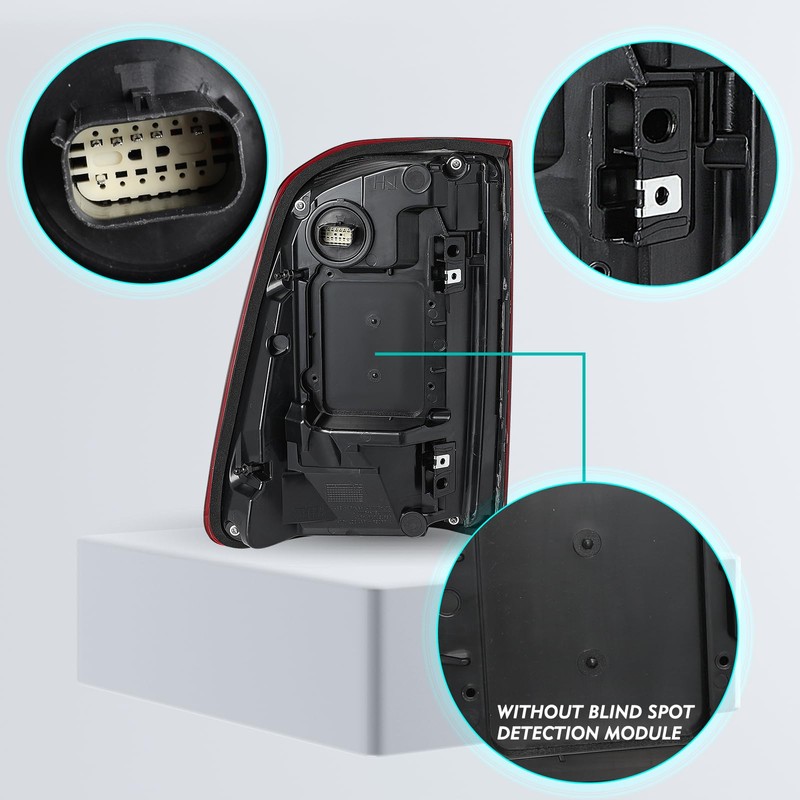 TUSDAR Factory LED Tail Light Assembly Without Blind Spot Fit