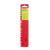 Herlitz Ruler Plastic Transparent (Set of 4 - Ruler 16