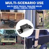 Lonffery Trailer Stake Pocket - 8PCS Trailer Side 2x4 Brackets
