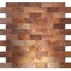 WEIMEISC 10 pcs Peel and Stick Tile Backsplash,Metal Subway Tile