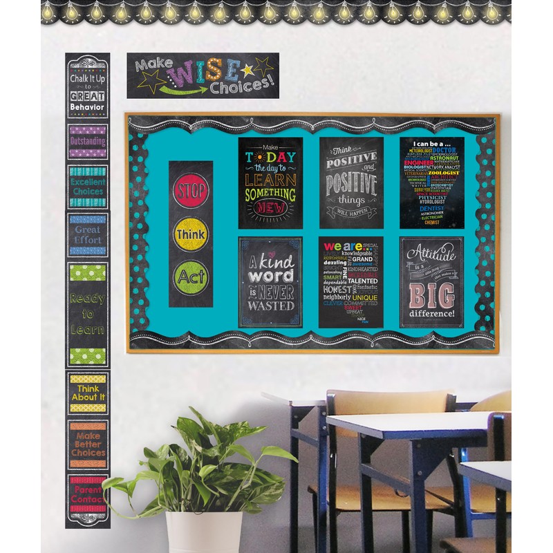 Creative Teaching Press CTP Lightbulbs EZ Border Bulletin Board Border