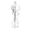 Coffee Spoon Holder Elegant Swan Shaped Alloy Mirror Polish Rich