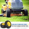 GICOOL 16x6.50-8 Tubeless Tire and Wheel, 16x6.5-8 Lawn Mower Tires,