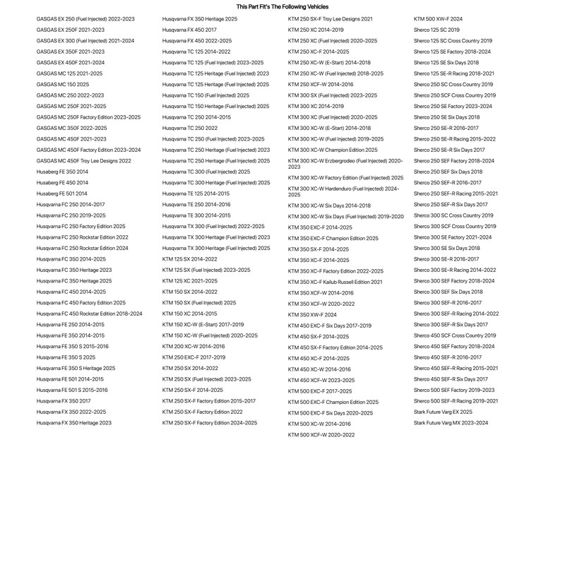 TUSK Front Brake Master Cylinder Rebuild Kit for KTM 500