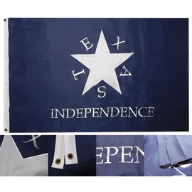 Texas Conrad ZAVALA Independence 3x5 3'x5' Premium Quality Fade Resistant 600D Nylon 2 Ply Embroidered Flag Banner Grommets