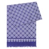 LINDENMANN Men's Scarf Blue Men's Scarf Thin 100% Cotton, blue