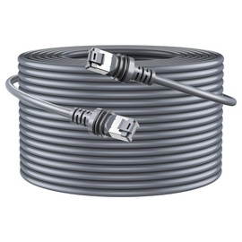 cat gruciso 220FT Starlink Gen 3 Cable, Waterproof Satellite Replacement Standard V3 Cord, for Starlink Rectangular Satellite Gen 3 Cable Extension Accessories (220FT/67M)