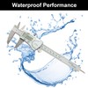 NORTOOLS Caliper Digital Caliper 150mm/6" Acero inoxidable IP54 Impermeable Micrómetro