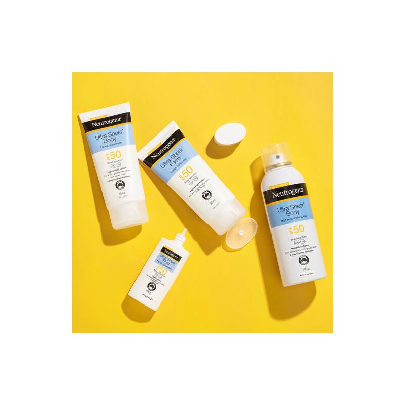 Neutrogena Ultra Sheer Fluid Face Sunscreen SPF 50 40mL