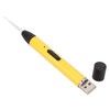 LED Light Earpick Rechargeable Double Light Source Yellow Portable Lighted