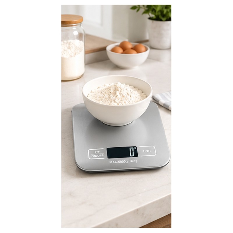 Digital Kitchen Scale, 1g Precision Food Scale with LED Display,