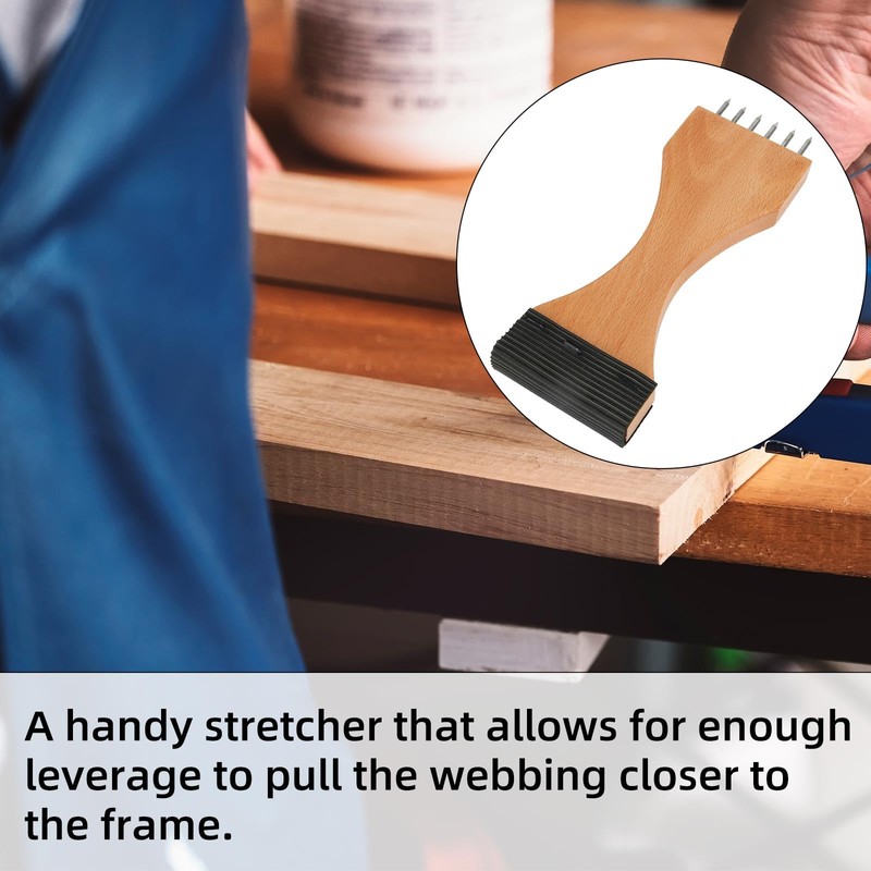 Webbing Stretcher, Upholstery Tool to Catch The Webbing Close to