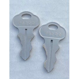 Rockola Jukebox Cabinet Keys - Fits Many Rock-Ola Models SafeCo Brands 2-Keys (P1200)