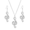 WCRAZYE Music Note Jewelry Sets for Women Minimalist Musical Symbols