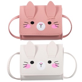 Healvian 2 Pcs Cute Bunny Bags Adorable Rabbit Crossbody Purse for Comfortable Shoulder Strap for Teen Durable Design for Everyday Use