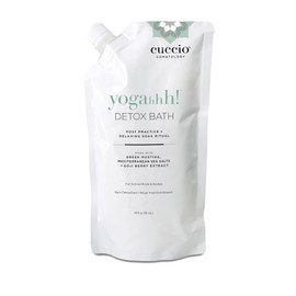 Cuccio Somatology Yogahhh! Detox Bath - Post Workout Relaxing Body Soak - Vegan Formula - Epsom Salts, Goji Berries, Eucalyptus, Greek Mastiha - 16 oz