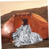 Kisangel 10pcs Survival Blanket Emergency Camping Blanket for for Inclement