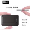DRM 2 Pcs Mini Laptop Stand, Portable Invisible Computer Keyboard