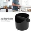 Coffee Knock Box Anti-Slip Coffee Slag Grounds Bucket with Rubber