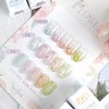 Thezel The Gel Flower Topping 5-piece Set Glitter Gel /