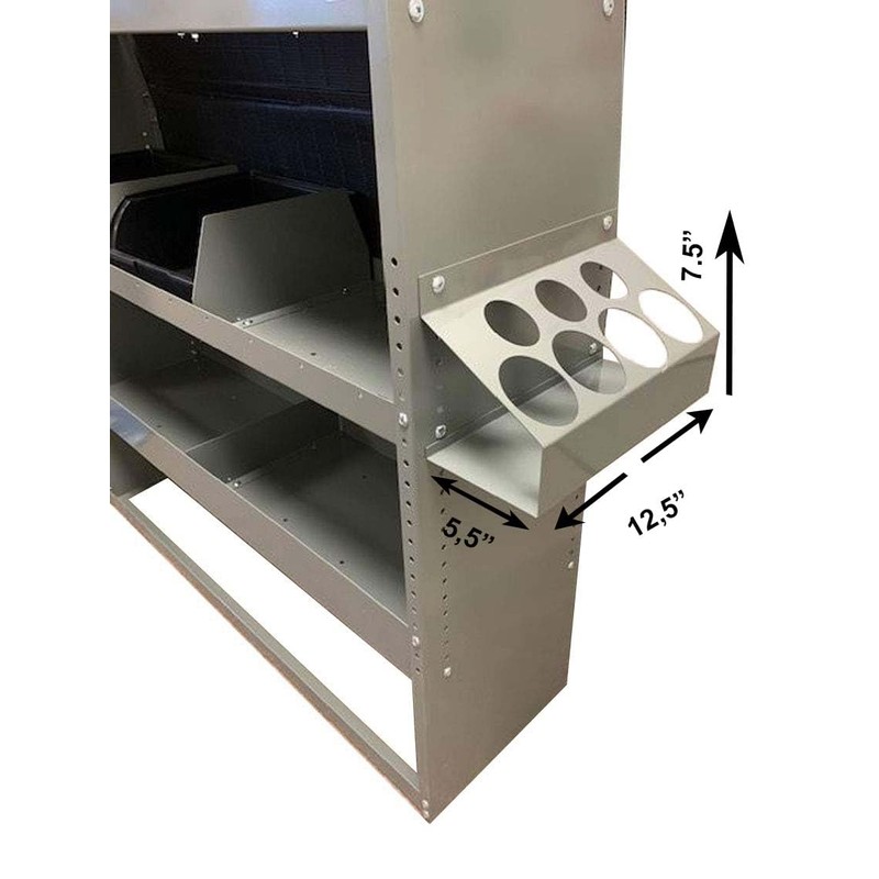 Aerosol Spray Cans and Sealant Tubes Holder - Van, Shop