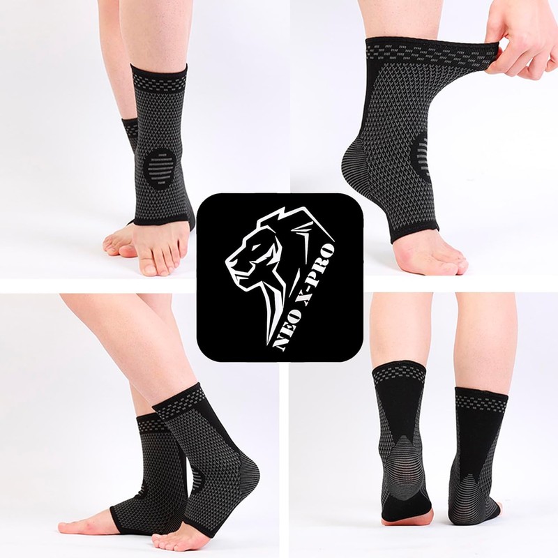 NEO X-PRO Ankle Brace for Sprains, Stabilises the Ankle, Prevents