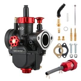 PE19 Carburetor 19mm Carb with Carb jets for 100cc to 125cc Universal 2T 4T Engine Dirt Bike Motocross Motorcycle Scooter ATV Quad
