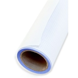 Clearprint Vellum Roll with 10x10 Fade-Out Grid, 16 lb., 1000H 100% Cotton, 36" W x 20 Yards Long, 1 Each (10103151), Translucent White