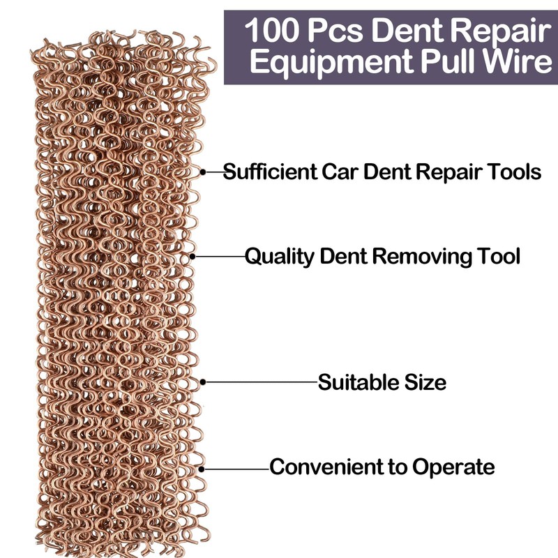 Yaocom 100 Pcs Dent Repair Pulling Wire 320 mm Car