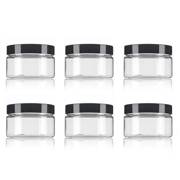 8 Oz / 250ml PET Plastic Refillable Jars Empty Cosmetic