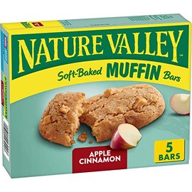 Nature Valley Soft-Baked Muffin Bars Apple Cinnamon, 6.2 oz, 5 ct (Pack of 6)