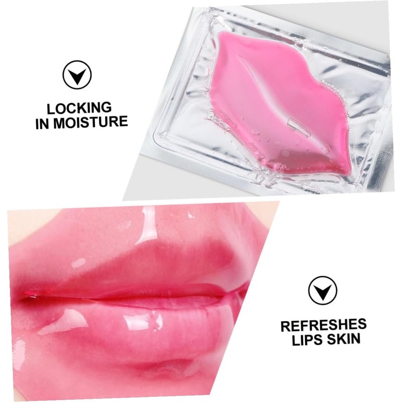 Mascarilla Labial de Colágeno 15 Parches Exfoliantes para Labios Secos