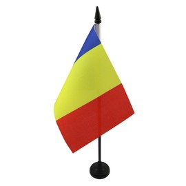 AZ FLAG - Table Flag Romania - 15 x 10 cm - Romanian Table Flag 10 x 15 cm - Flags