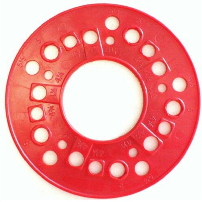 LL&K Set of WHEEL BOLT PATTERN TEMPLATE TOOLS Measure Guides