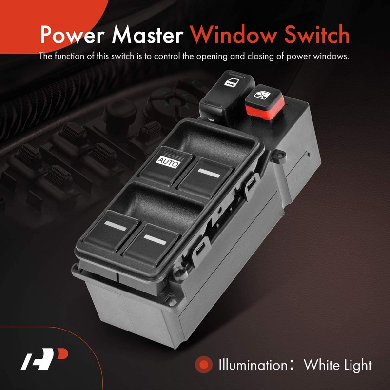 A-Premium Driver Side Master Power Window Switch Replacement for Honda