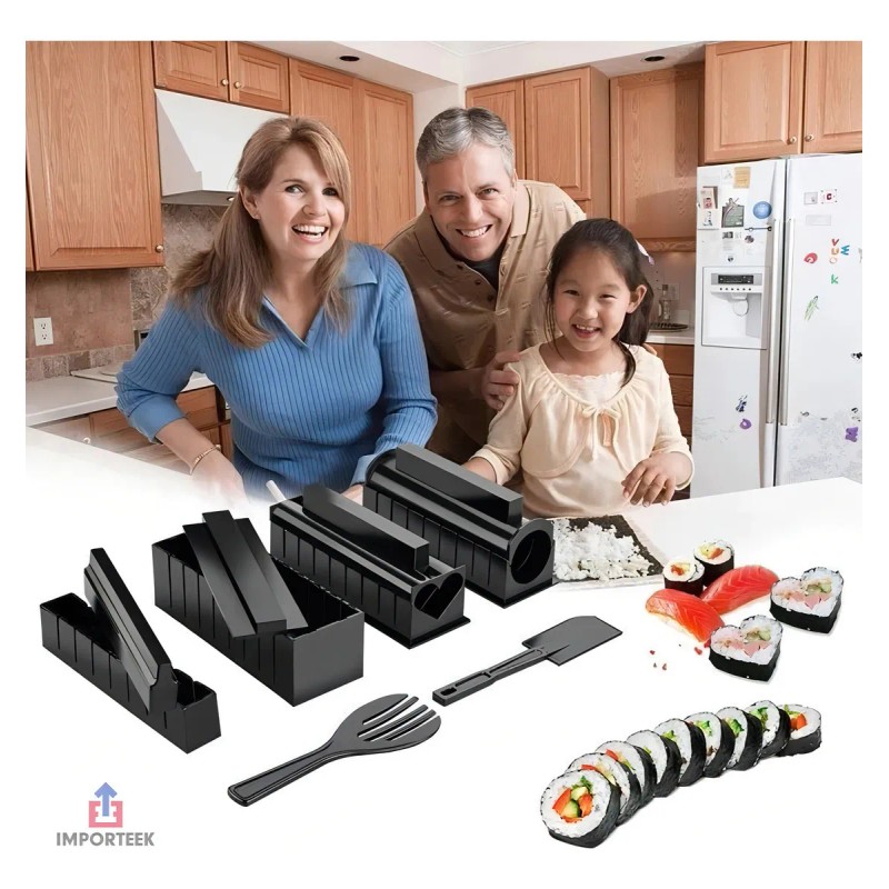 Herramienta De Sushi, Molde Para Hacer Sushi Rollos 11 Pzs
