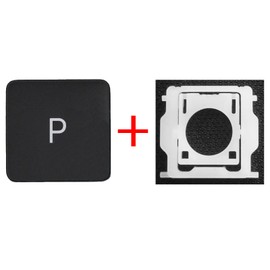 CTBDZ Individuelle Tastenkappe mit Scharnier Ersatz für (M1 M2) MacBook Pro A2141 A2251 A2289 A2338 A2442 A2485, Ersatz für MacBook Air A2179 A2337 A2681 Tastatur-Tastenkappe (P-Taste)