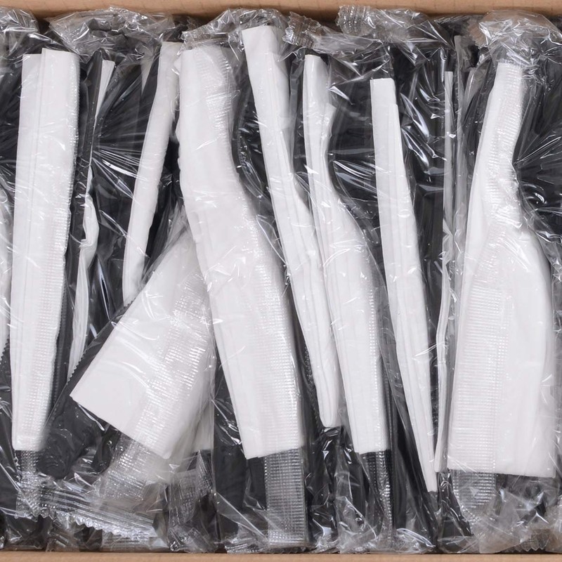 Daxwell Plastic Cutlery Kits, Medium Weight Polypropylene, Fork, Knife, Spoon,