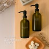 MAISONOVO Soap Dispenser 2-Piece Set | 16.9oz Green Bottles with