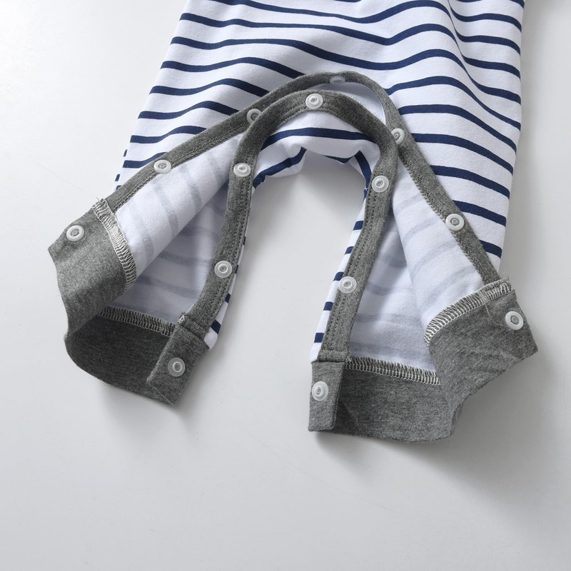 Tearfuty Newborn Baby Boy Rompers Cotton One Piece Jumpsuit Long