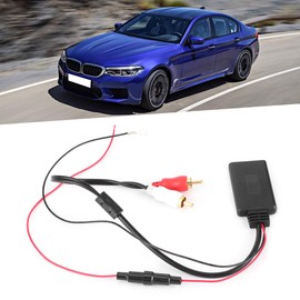 POCREATION Bluetooth AUX Receiver Module, Universal Bluetooth Car Adapter 2 AUX‑in Adapter Car Radio Bluetooth Module for Car Audio