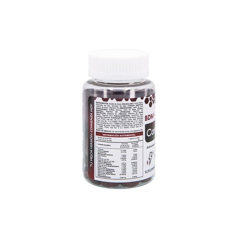 BDM-LIFE Complejo B con Aceite de Germen de Trigo, Suplemento