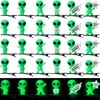 60 Pcs Alien Hair Clips Glow in Dark Rave,Mixed Styles,Green