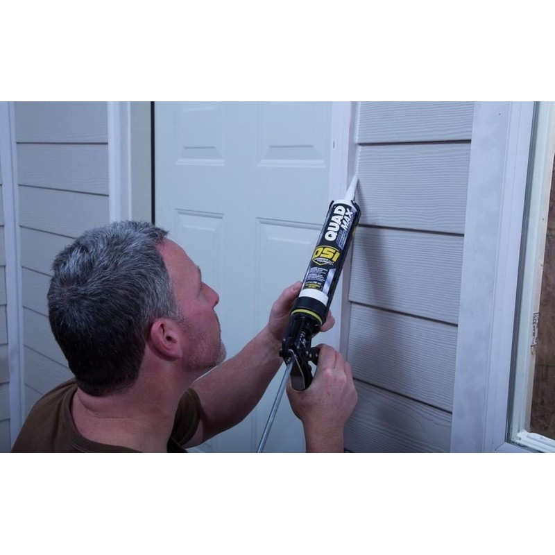 OSI Quad Max Window, Door and Siding Sealant, White, 9.5