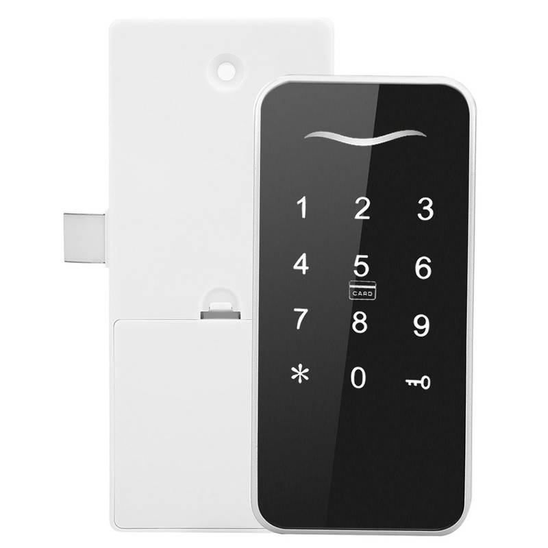 Concealed Electronic Smart Lock RFID Card Password Touch Keypad Safety