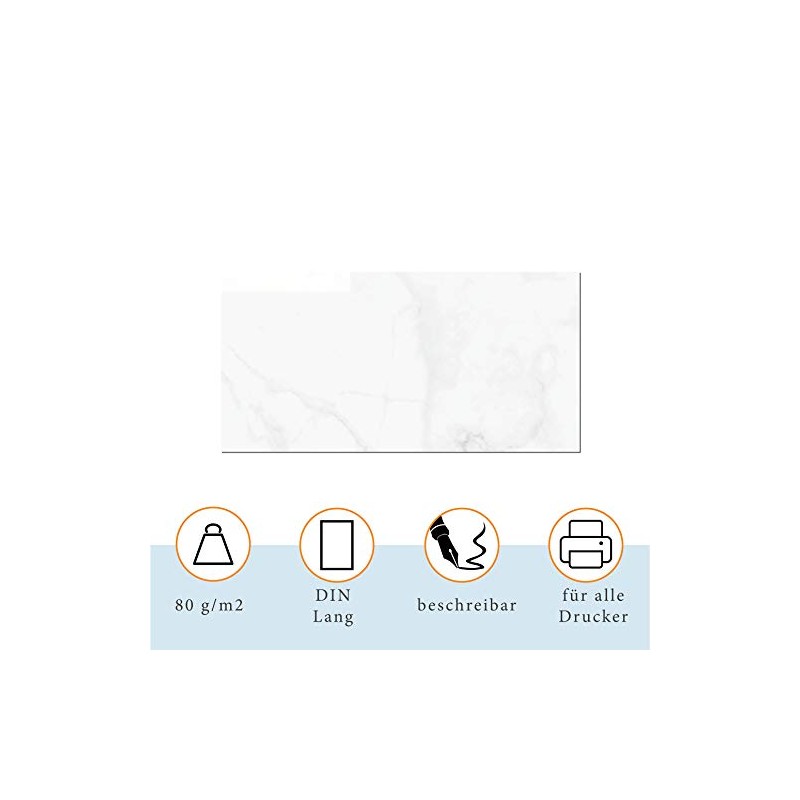 50 x Presentou Letter Paper, Printed on Both Sides, 120